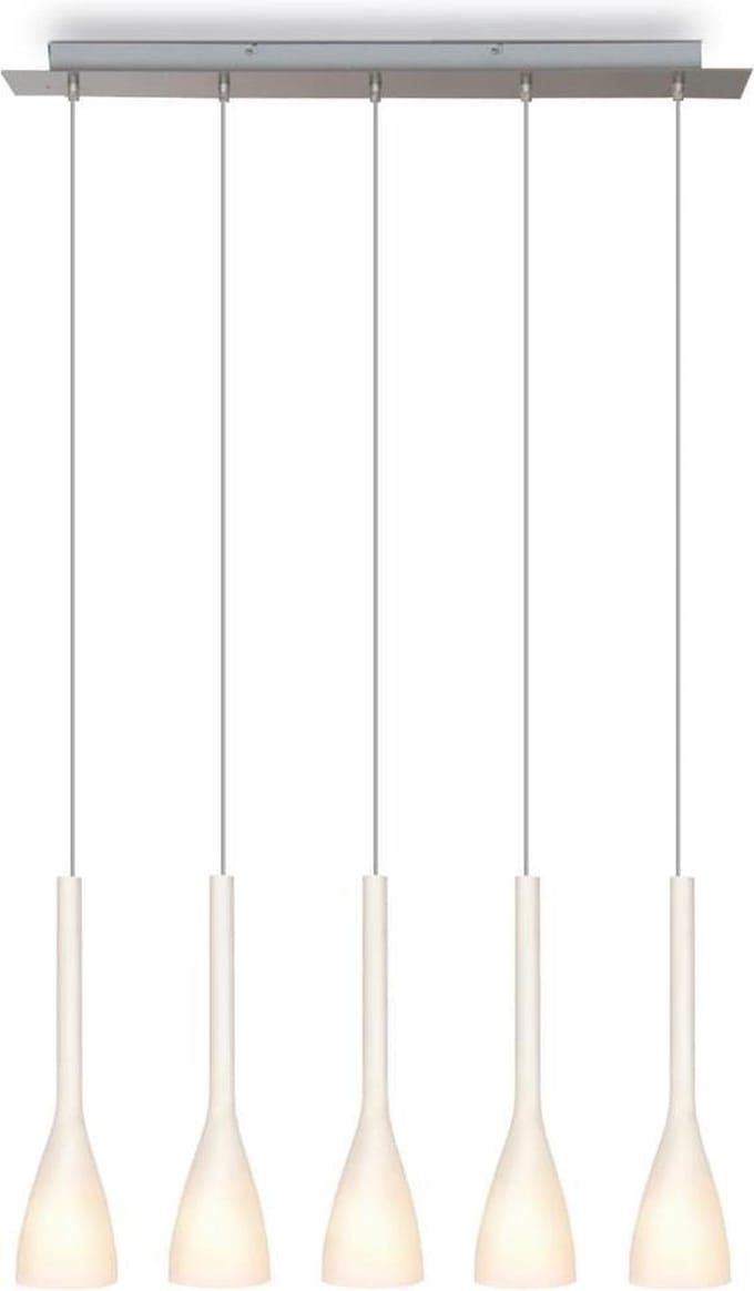 Hanglamp Vase 5 - inox - 5x40w E14