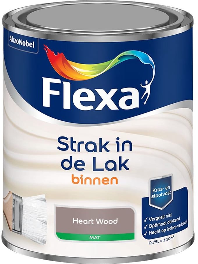 Flexa - Strak Op De Muur Binnen Mat - Vol Bubbels - Mengverf - 2,5 L