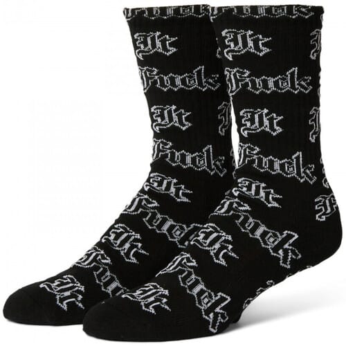 Sokken Huf Socks fuck it old english