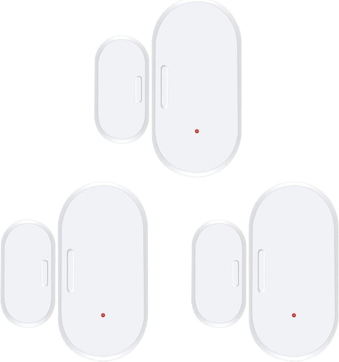 Deur en raamsensor - Draadloze detector - Smart home beveiliging - Zigbee 3.0 connectiviteit - 3 stuks - Wit