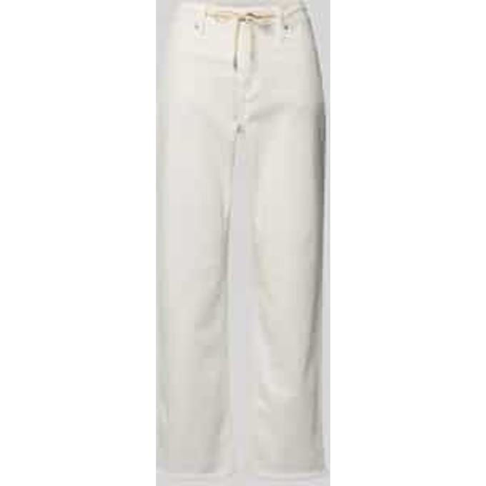 straight fit jeans van katoenmix model 'KAROLIN'