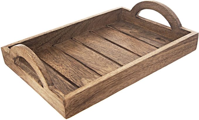 Dienblad Houten MANGO 30,5x20,5 cm - Serveer Plateau - Serveerplateau