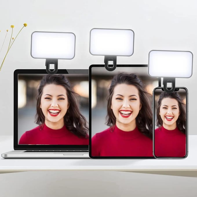 Nieuw product van de fabrikant multifunctioneel computerconferentielicht mobiele telefoon selfie fill zwart