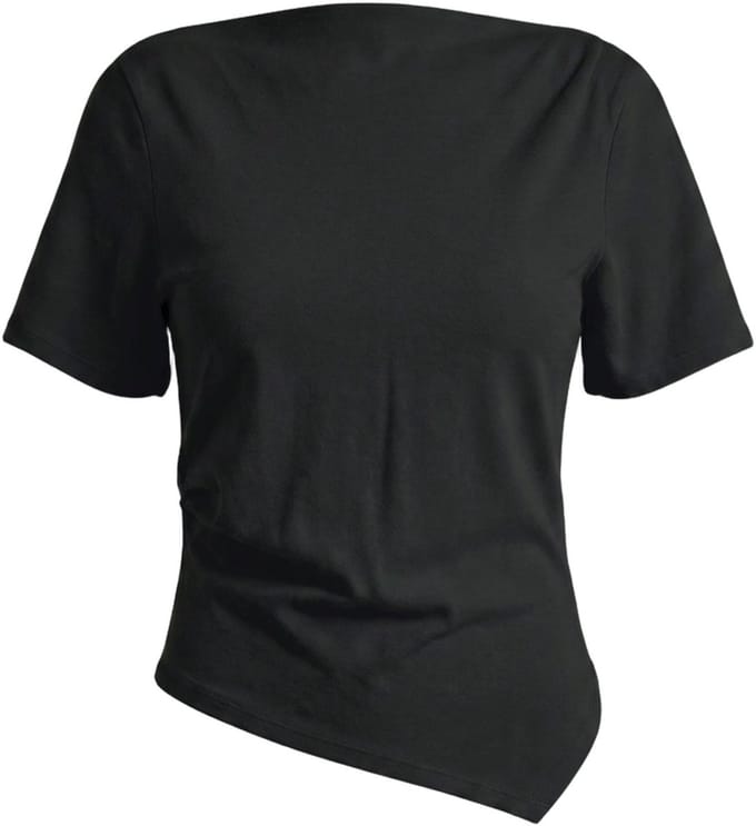 Pieces T-shirt PCSIRENE GEDRAPEERD