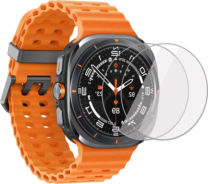 2x Geschikt voor Samsung Galaxy Watch Ultra 47mm - Screenprotector - Beschermglas Folie