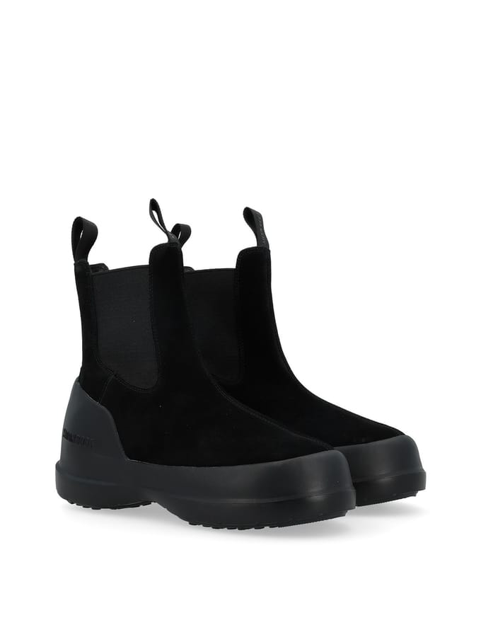 Moon Boot Luna Chelsea Suede Laarzen Zwart EU 38