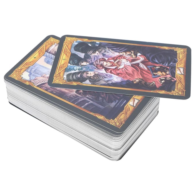 Engelse Versie Papier Tarot Kaarten Waarzeggerij Speelkaarten Interactie Bordspel Kaart gray