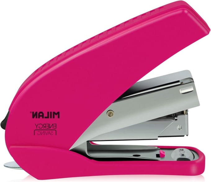 Compacte nietmachine - Blister nietmachine - Papier nieten - Energy Saving - 1000 bevestigingen - Roze