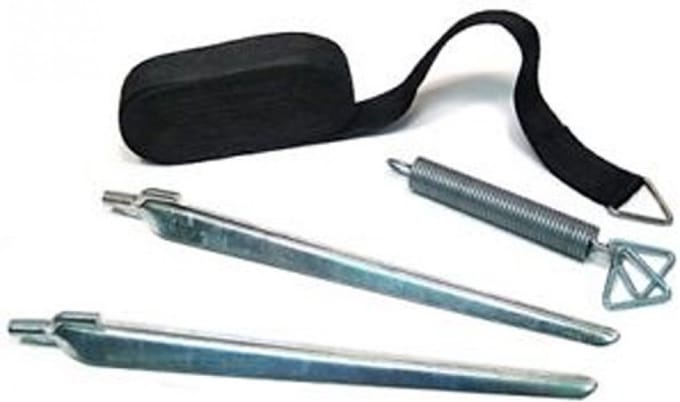Stormband - Tie down kit plus (zwart)