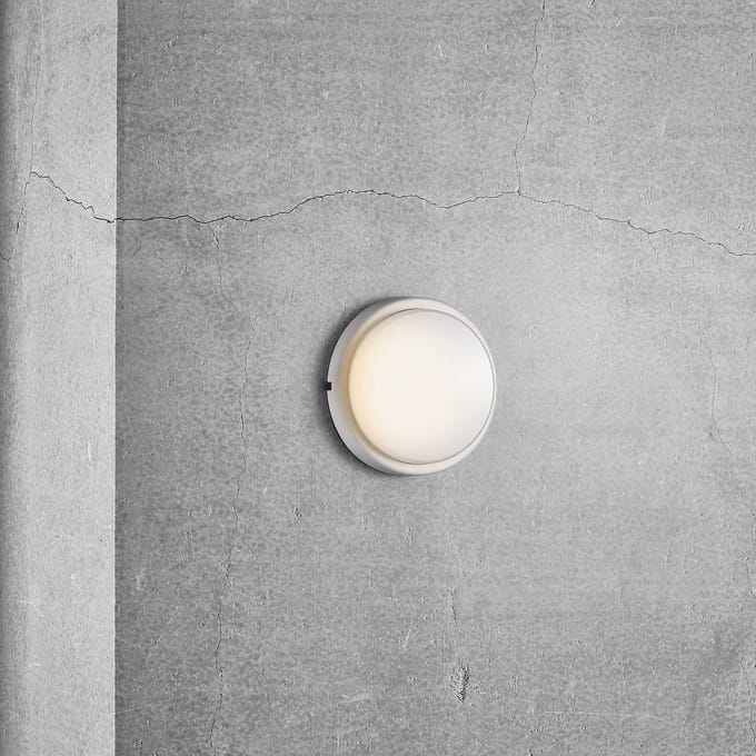Nordlux LED buitenwandlamp Cuba Energy, Ø 17,5 cm