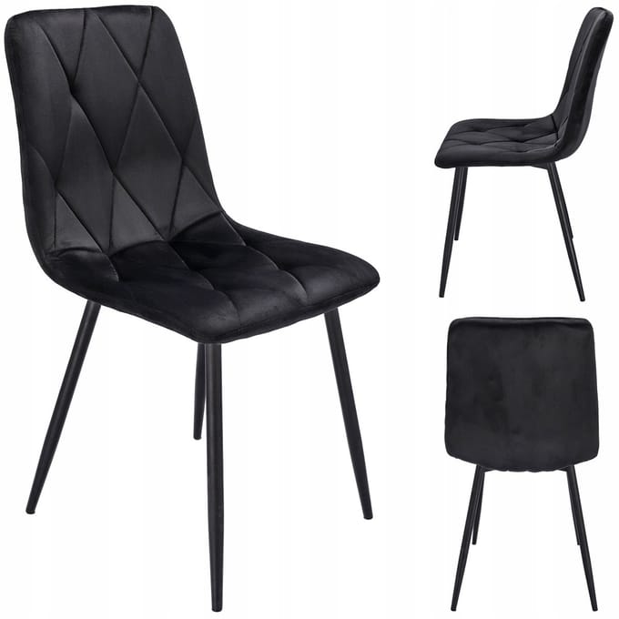 PIADO stoel zwart (pootstel + schroeven)