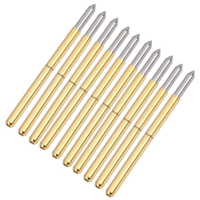 100 stuks P125?B Testprobe 2.0mm Veer Test Detectie Probe Pinnen Messing Pogo Pinnen white