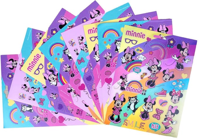 Undercover Minnie Mouse Sticker Book with 8 Sheets