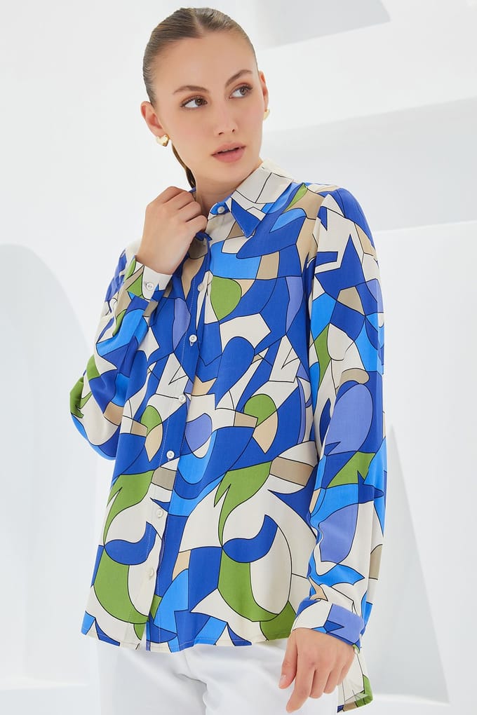 Gestreepte Lange Mouwen Shirt