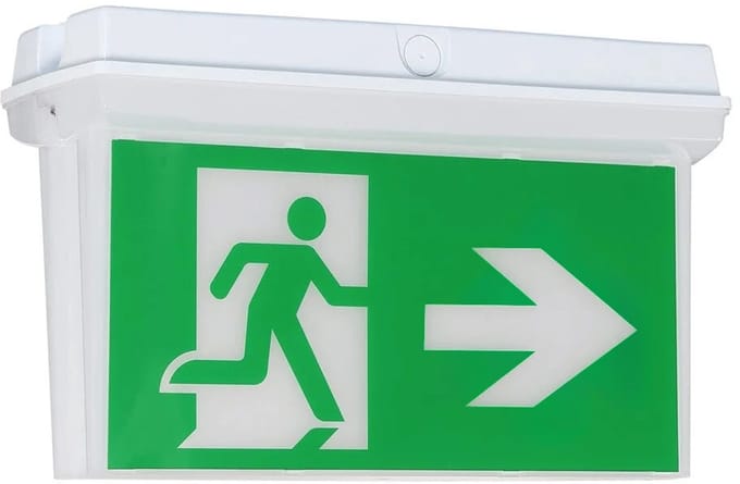 Tweezijdige opbouw noodverlichting - LX005