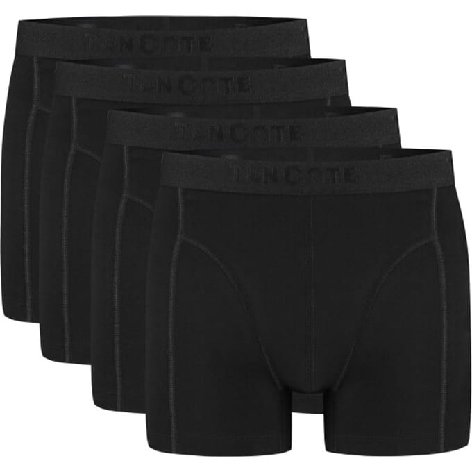 Ten Cate Basics shorts zwart 4-pack voor Heren | Maat S