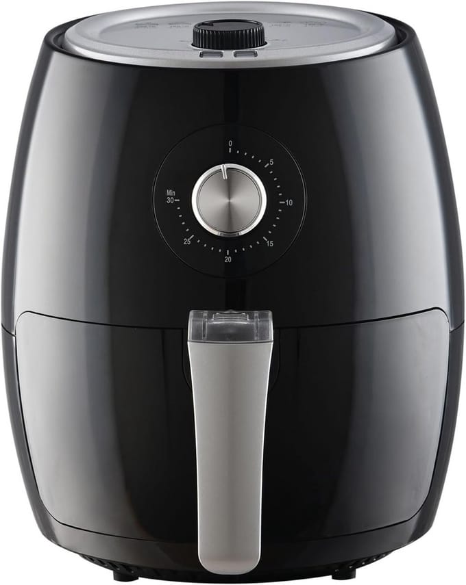 Heteluchtfriteuse 2.5 Liter Compact - Gezond Frituren met 85% Minder Vet