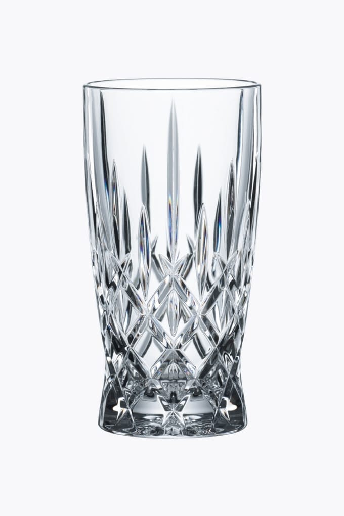 Nachtmann Latte Macchiato Glas Noblesse | Set van 2 | Kristalglas Latte Macchiato Kop | 350 ml | 147 mm hoog | Luxe Design & Vaatwasmachinebestendig