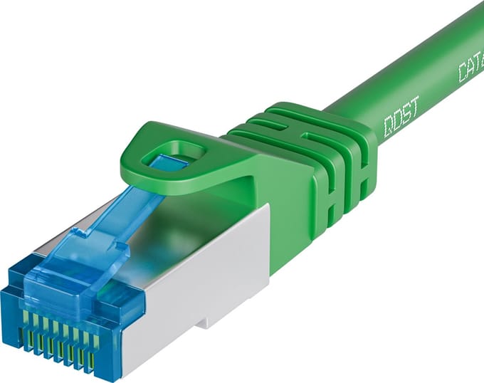 Qost - CAT6A 10G internetkabel - LSZH / UTP - 10 Gbps / 500 MHz - RJ45 Connectoren - Patchkabel / Netwerkkabel - 7.5 meter - Groen