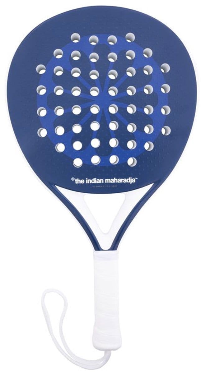 The Indian Maharadja - The Element TX3 - Padelracket - Druppel - Blauw/Wit - 365/375 Gram