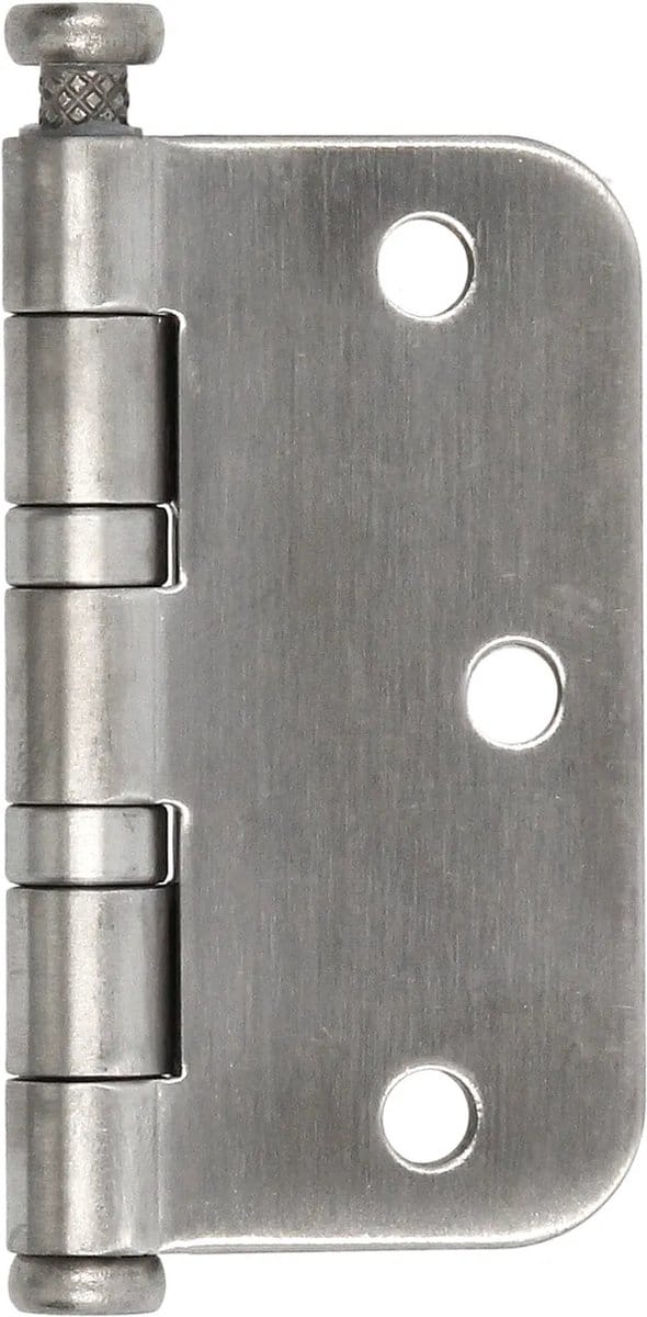 Kogellagerscharnier - Rvs - 76x76 Mm - Met Afgeronde Hoeken