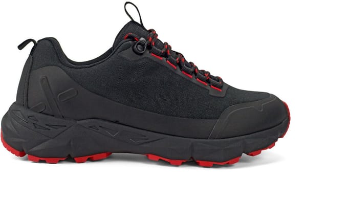 Exani COLE - Dames Sneakers Zwart/Rood - Comfortabele & Trendy Schoenen