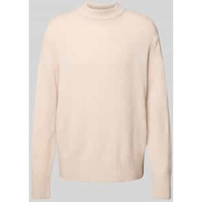 Relaxed fit gebreide pullover van een mix van wol en kasjmier, model 'Calle'