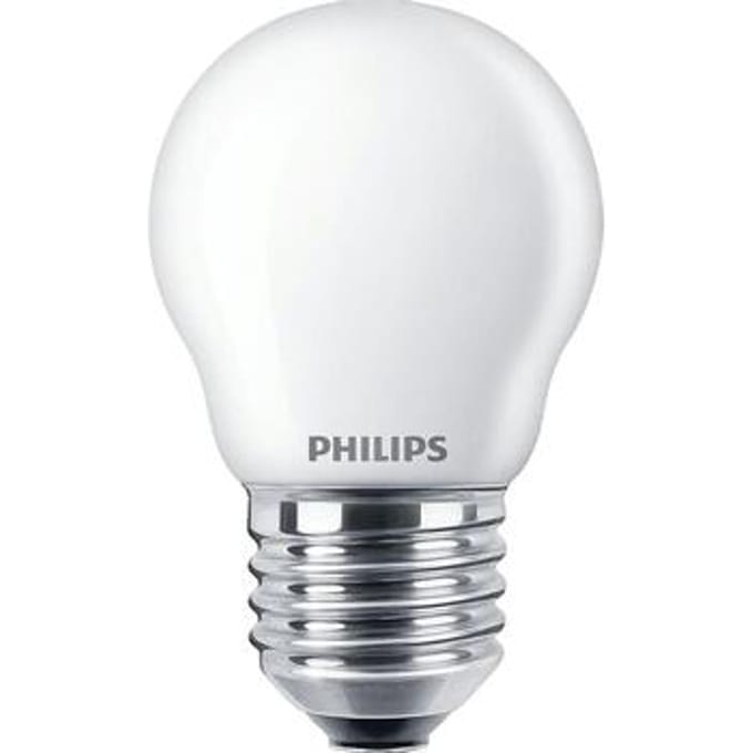 Philips LED lamp - Kogellamp met E27 fitting - Warmwit licht: 2700K - 40W - Mat glas