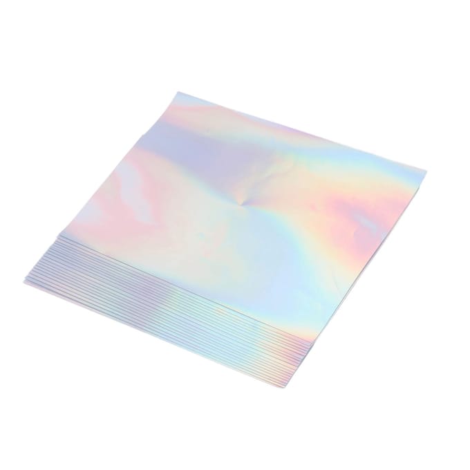 20 Vellen A4 Printbaar Holografisch Stickerpapier Waterdicht Sneldrogend Krasbestendig Laser white