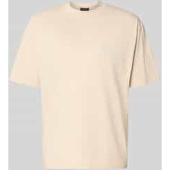 Oversized T-shirt met labelprint model 'Nuevo'