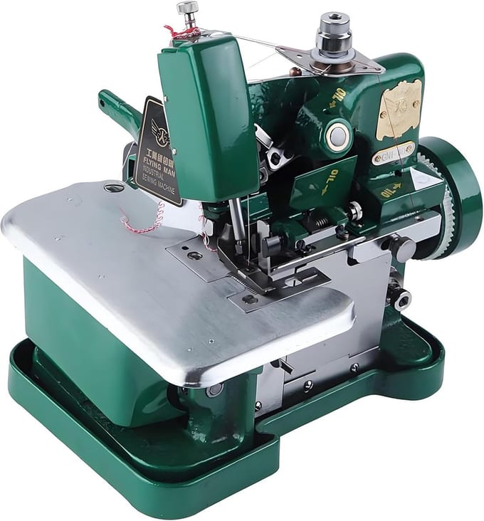Overlockmachine - Naaimachine - Zware Stoffen - Metalen Frame - 255x210x270mm