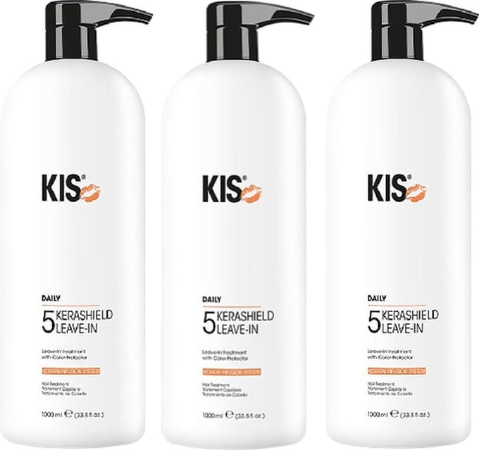 KIS - Kappers KeraShield leave-in - voordeelverpakking - 6 x 1000 ml - Leave In Conditioner