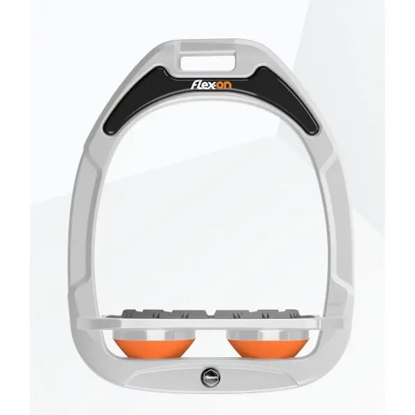 Plat Grip Steigeraars Wit/Grijs/Oranje Flex-On Green Composite