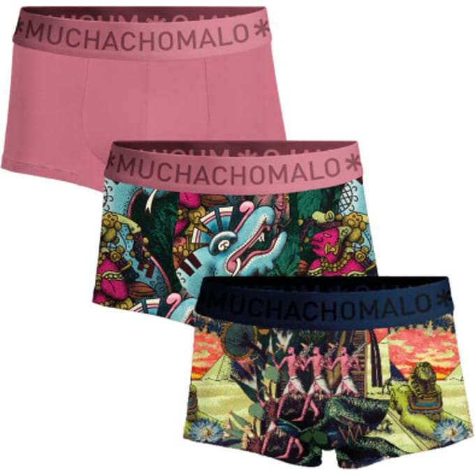 Muchachomalo Heren 3-pack trunks ancient civilizations