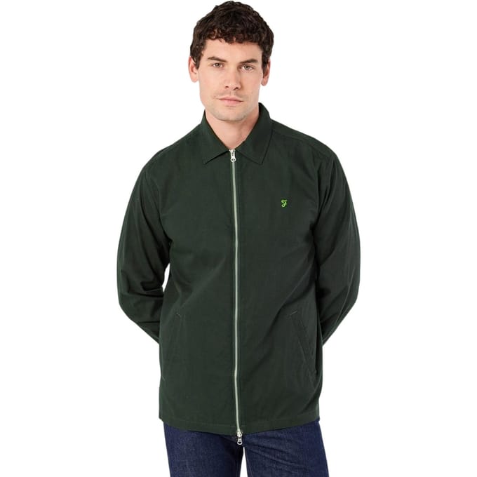 Farah Heren Radley Regular Overshirt (Evergreen)