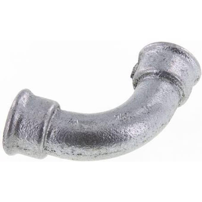 90° L-Koppeling Rp3/4'' Binnendraad Lang Gietijzer 25bar [2 Stuks]