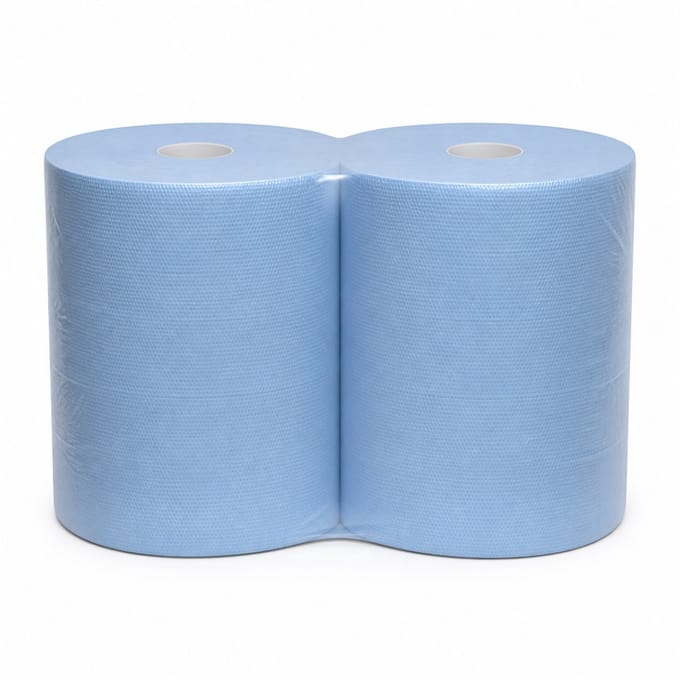 Industrierollen Uierpapier 26cm 190 meter cellulose 2 laags 2 rollen (6151804431454)