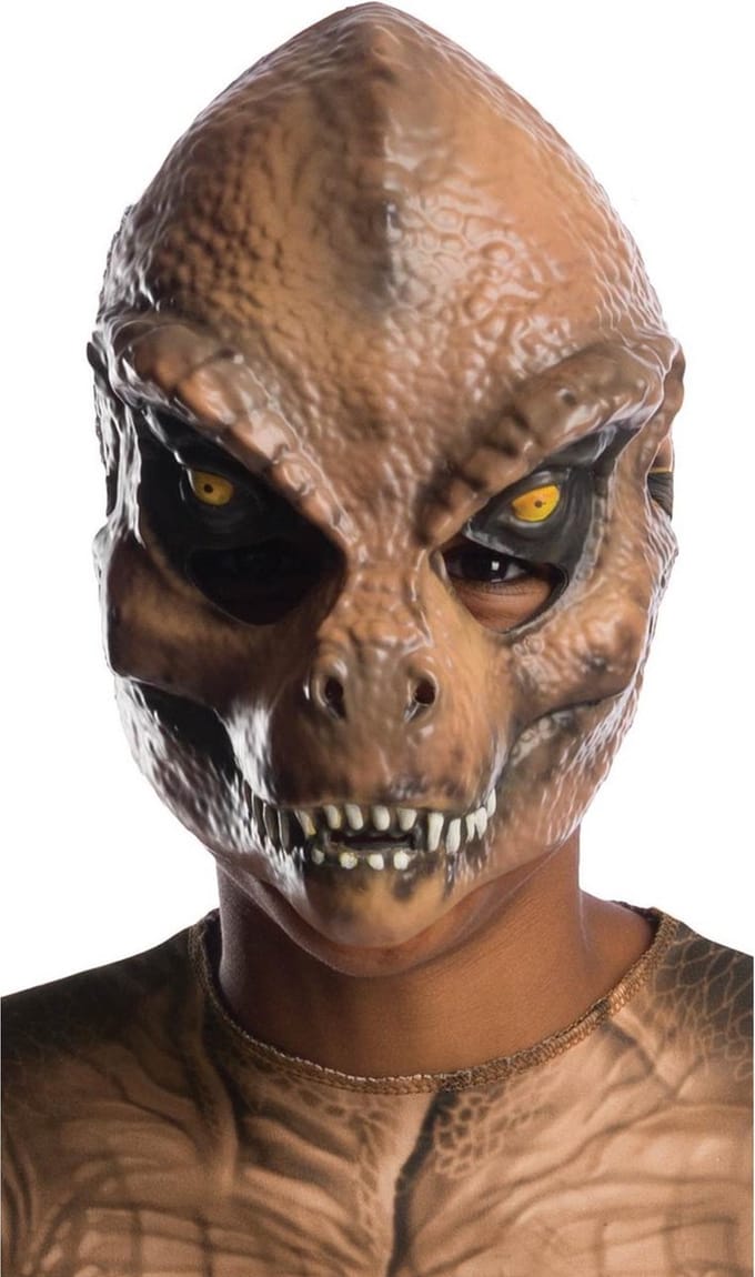 Jurassic World™ T-Rex half masker - Verkleedmasker