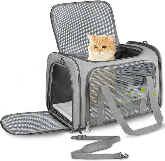 SNJY® Kattenkooi - Kattenbench - Bench Kat - 28L x 43B x 28H cm- Grijs