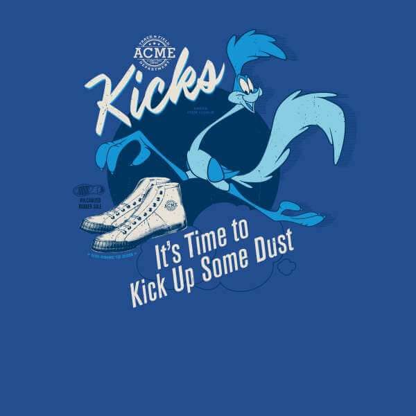 Looney Tunes ACME Kicks Men's T-Shirt - Royal Blue - M
