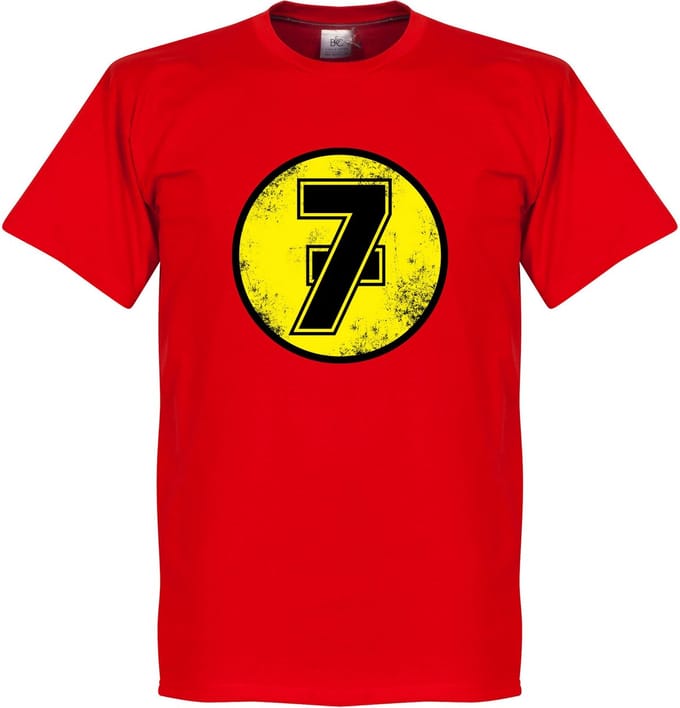 Barry Sheene No7 T-Shirt - Rood - M