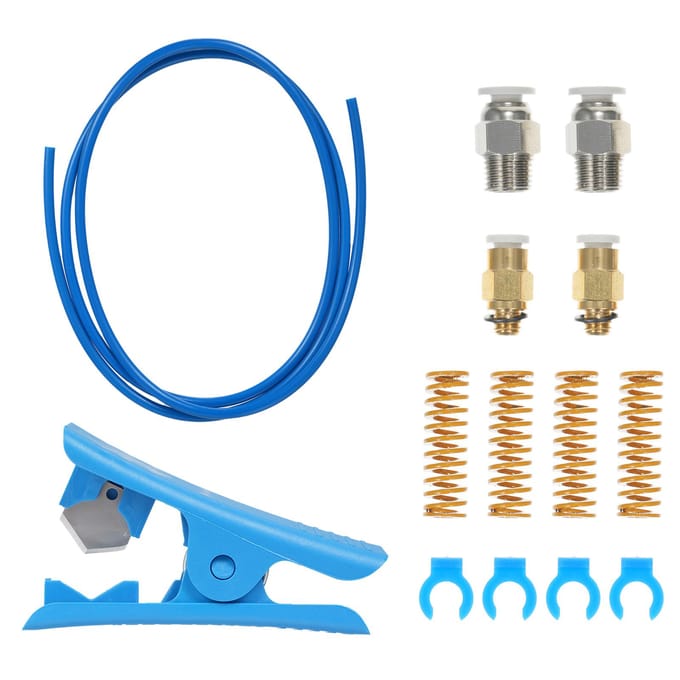 3D Printer Kit PTFE Slang 100cm voor 1.75mm Filament met PTFE Buissnijder 2 stuks PC4M6 veelkleurig