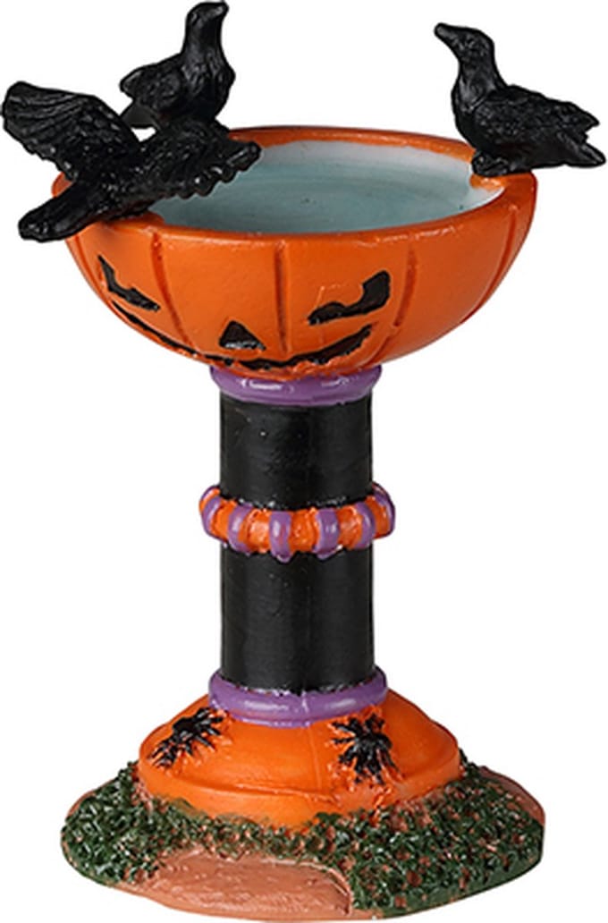Lemax - Jack-o-lantern Birdbath - Kersthuisjes & Kerstdorpen