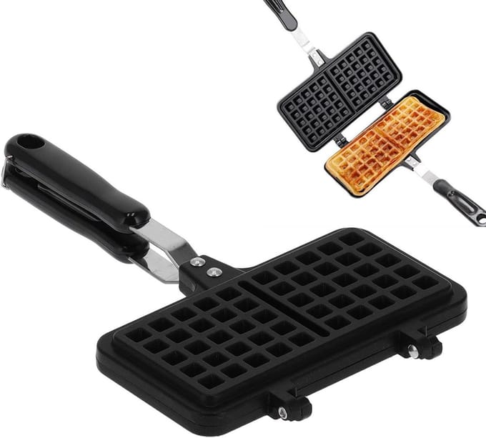 Dailygoods - Antiaanbak Wafelijzer voor Thuisgebruik