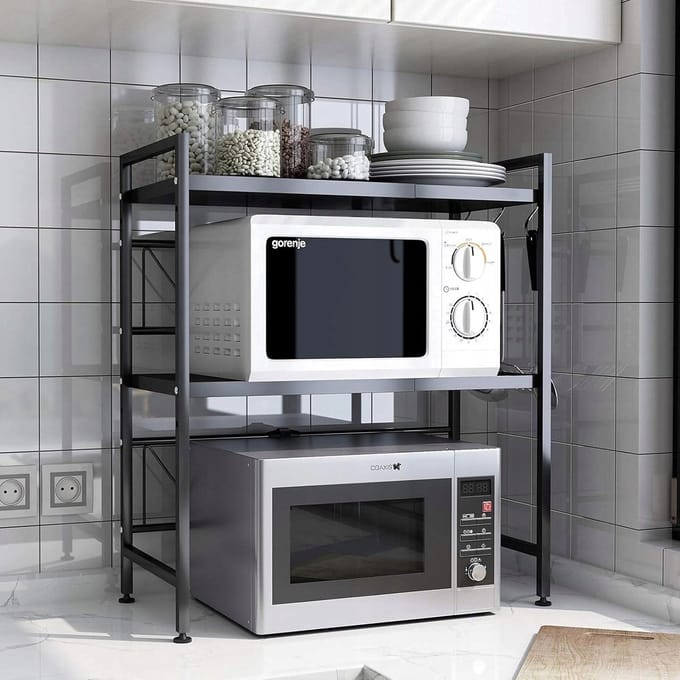 Verstelbare Magnetron Plaat - Keuken Organizer - 3 Niveaus