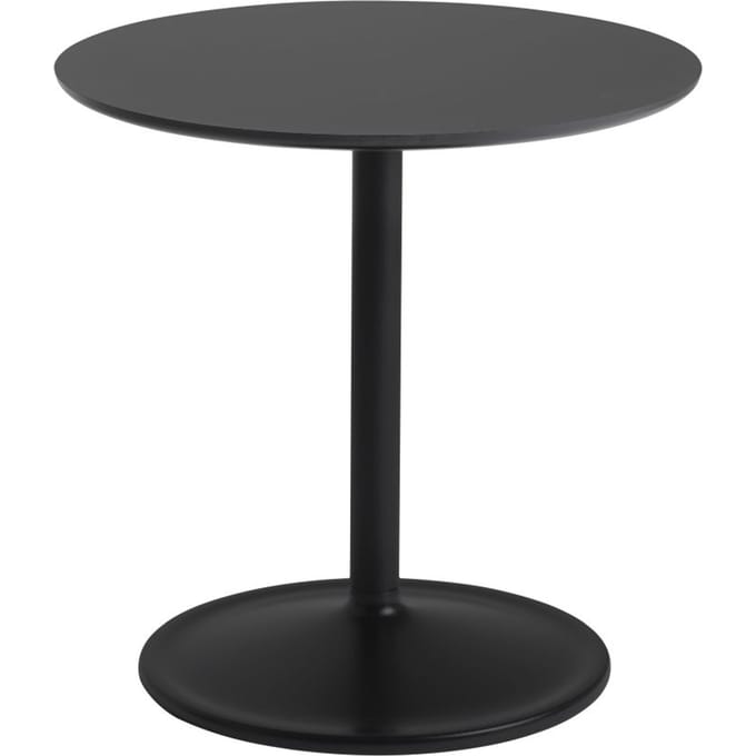 Muuto Soft Side Tafel hoog - Ø48 - zwart
