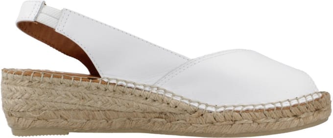 Toni Pons Bernia-p Esparto Sleehak Sandalen Wit EU 39 Vrouw