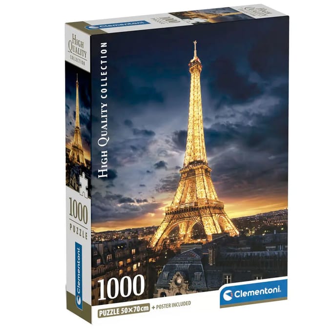 Clementoni - Puzzel - 1000 Stukjes - Eiffeltoren - Puzzel Voor Volwassenen - High Quality Collection