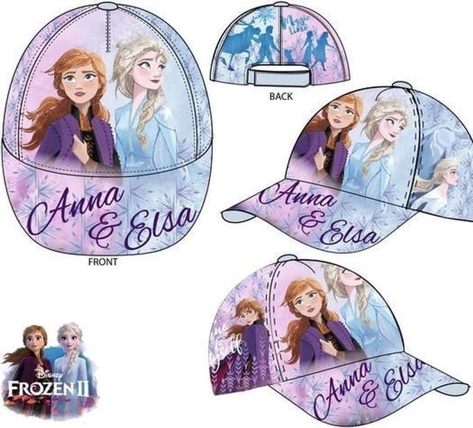 Disney Frozen II cap - satijn - maat 52 cm (±2-5 jaar)