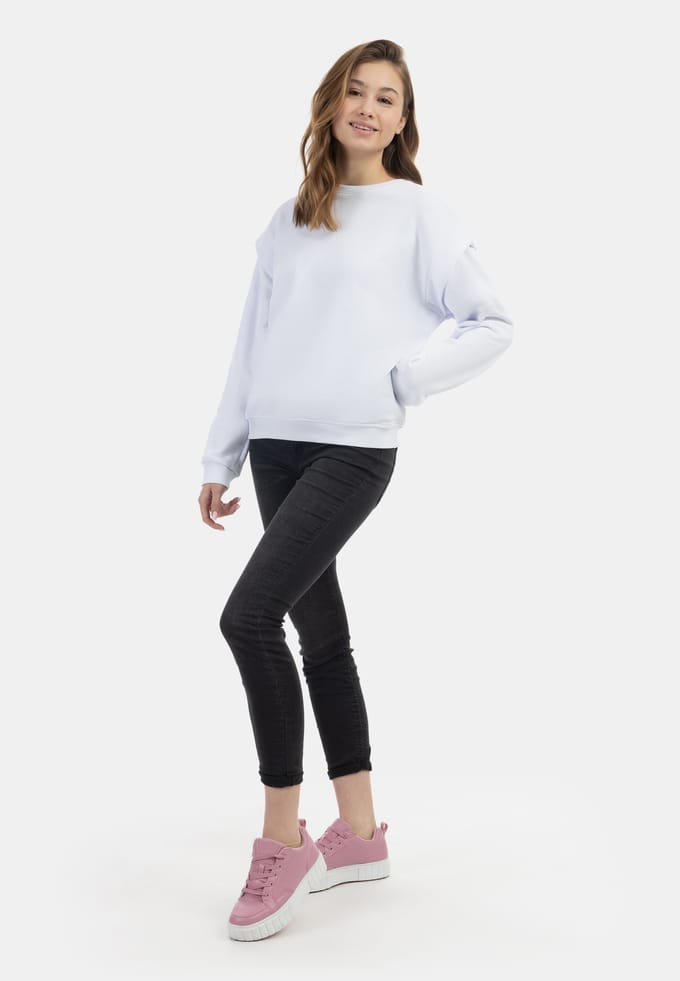 Mymo jumper Dames wit